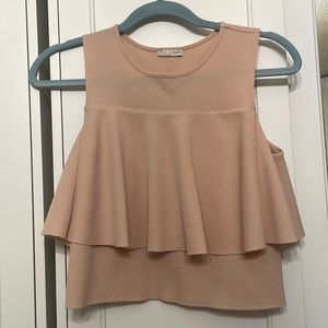 Flowy zara tank top.